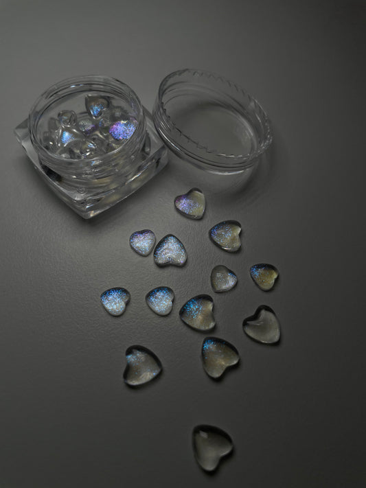 Aurora heart gems [mix30pcs]