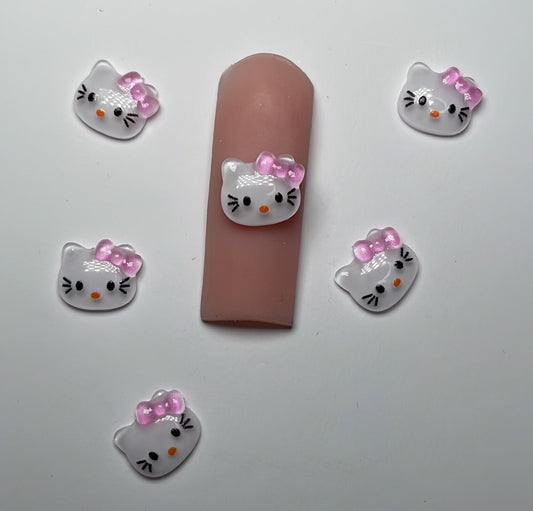 Hello Kitty head gems [6pcs]