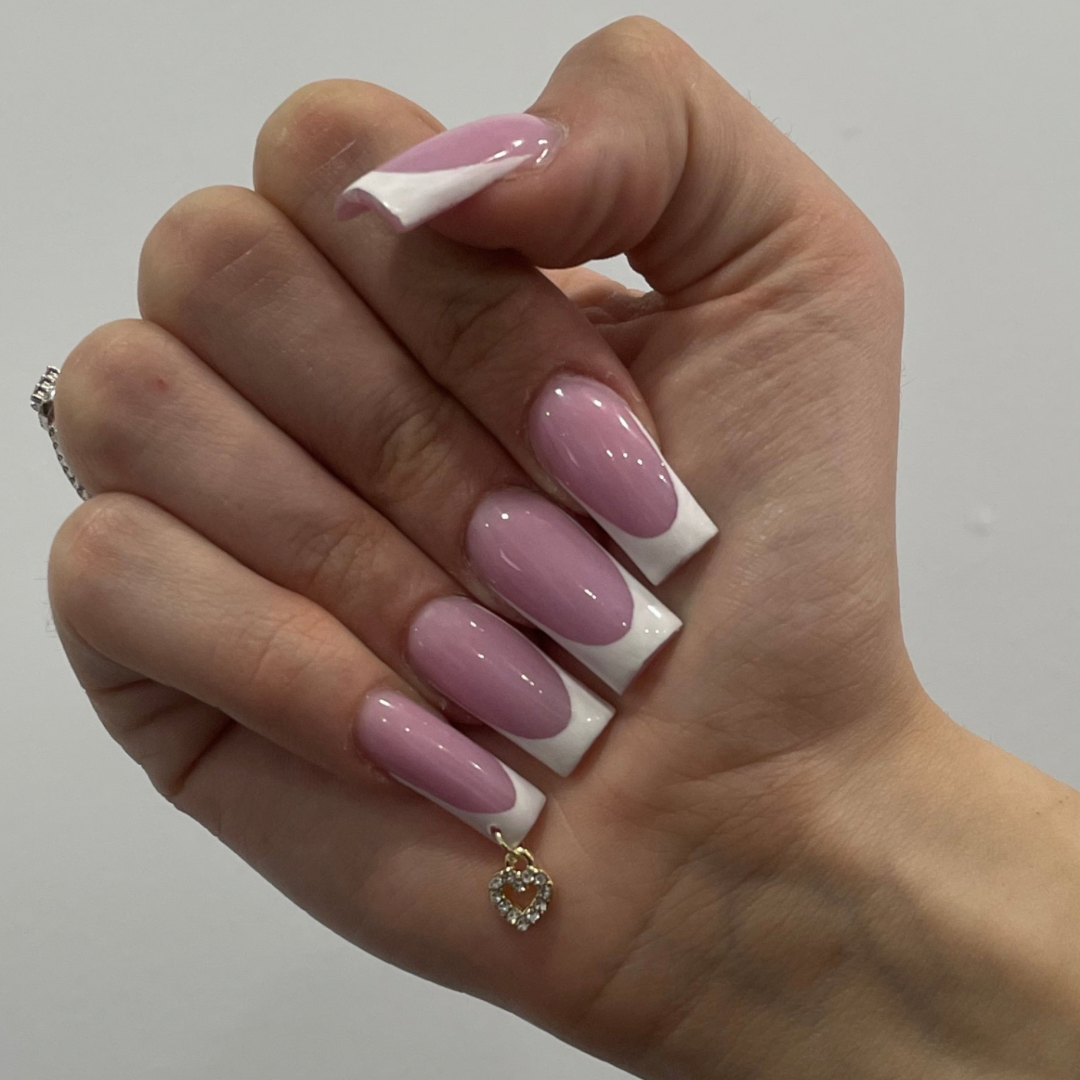 Heart nail piercing charm [10pcs]